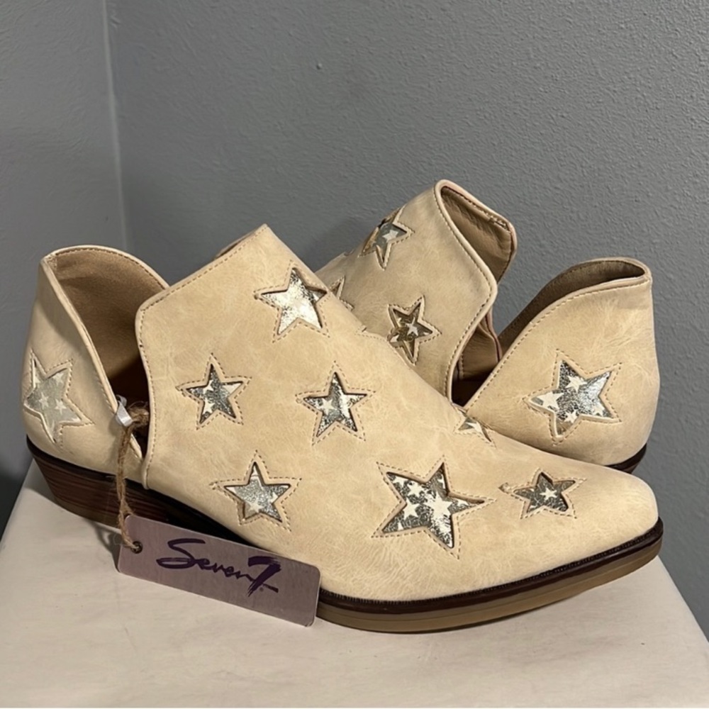 Seven 7 New Womens Austin Boot | Color Milk | NWT